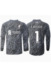 Liverpool Alisson Becker #1 Keeper Fotballdrakt Hjemme Klær 2024-25 Lange ermer